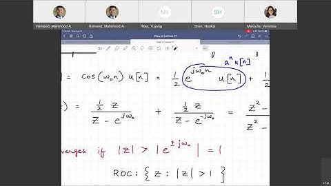 ECSE 2410 Signals and Systems Lecture 21 (Z-Transform)