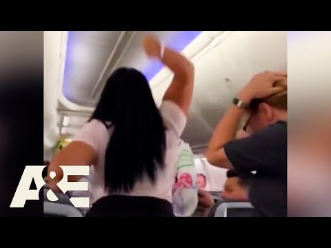 Woman ASSAULTS HUSBAND On Plane | Customer Wars | A&E