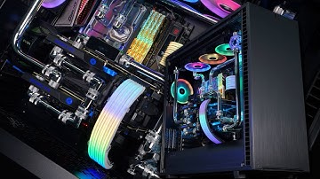 $9000 RTX2080Ti SLI? fractal Design Define7 Watercooled build