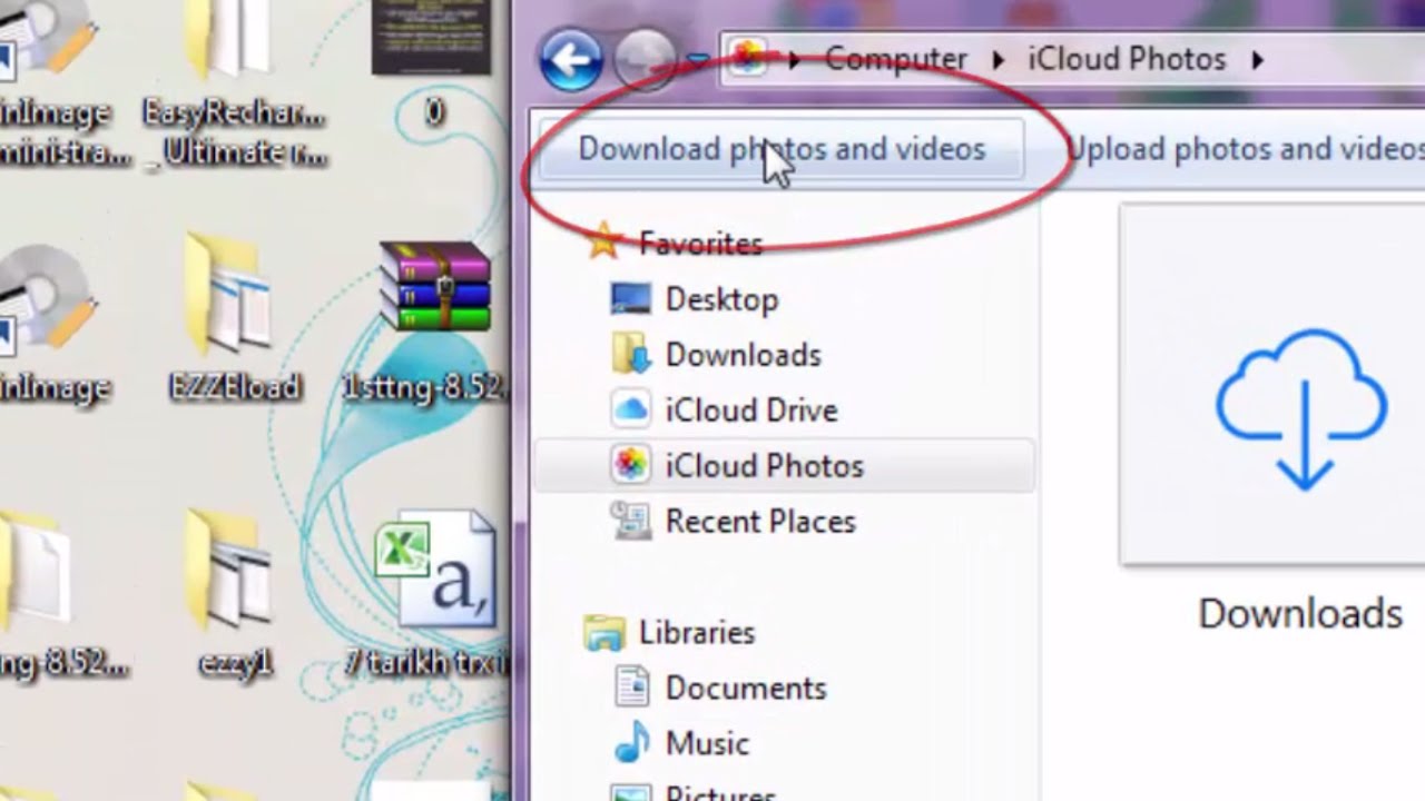 how to download photos from icloud to pc