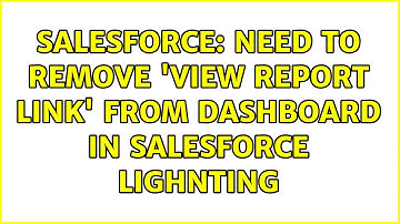 Salesforce: Need to Remove 