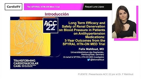 La SEC te lleva a ACC22 [IN] ∙ The SPYRAL HTn-on Med Pilot Study