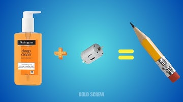 DIY Pencil Sharpener Assembling Machine | Made from an Old Cosmetic Plastic Box