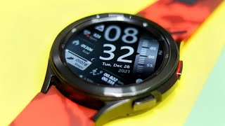 Sporty Galaxy Watch 4 (Wear OS) Face Limited Coupon Giveaway!