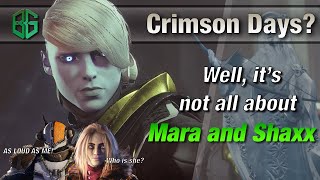 Crimson Days, and the love stories of Destiny || Sjur, Mara and Shaxx? || Beard_Grizzly Destiny 2