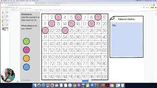 Using a Hundreds Chart to Find Multiplication Patterns - Free Digital Math Centers