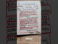 Important alloys general science