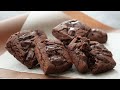 ザクザクッと最高♡米粉のチョコ生クリームスコーン | Glutenfree! Rice Flour Chocolate Scones