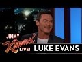 Luke Evans Sang with an Eight-Fingered Pianist