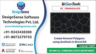 Create Voronoi polygons in BricsCAD using GeoTools