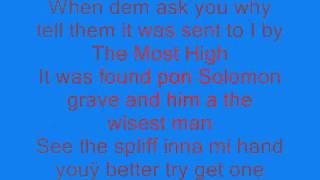 Video thumbnail of "Sojah - So High lyrics"