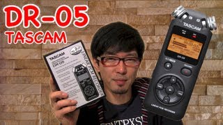 【moview】TASCAM リニアPCMレコーダー「DR-05」楽器生録に最適!