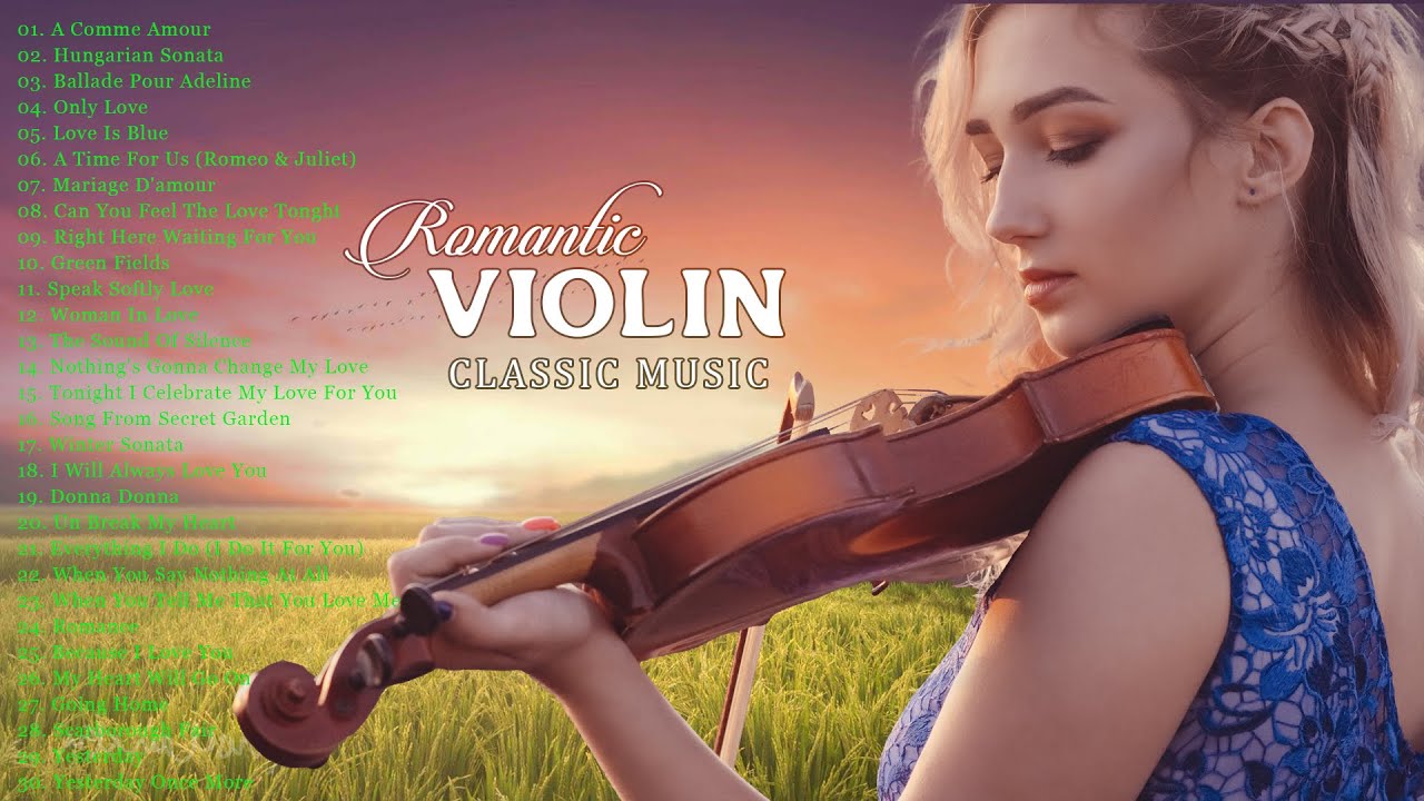 Romantic Violin: Most Beautiful Violin Music For Stress Relief ...