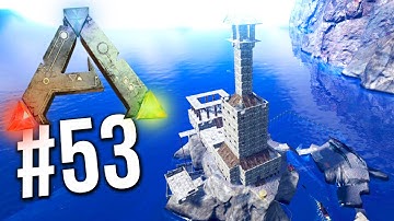 Ark Survival Evolved - ROCK BASE BUILD! CRAZY BASE BUILDING! EP 53 (Ark Survival Evolved Gameplay)