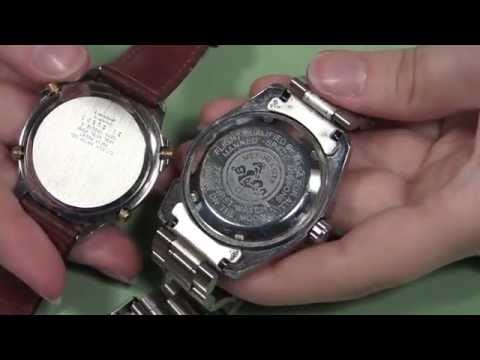 How to Open a Watch Back Multiple Types