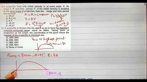 problems of projectile motion part 4 by spsc Sindh academy umerkot leactures first year class physic