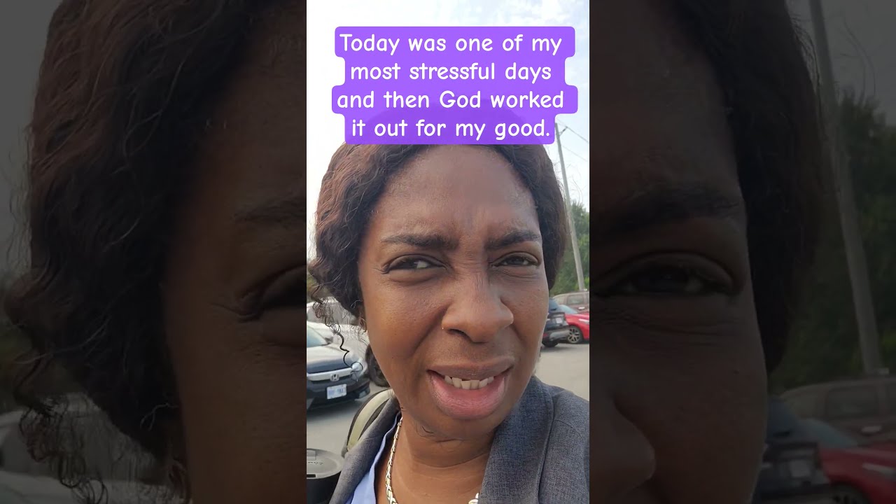 Girl I Was So Stressed That Became Anxious And Then God Said Be Still 