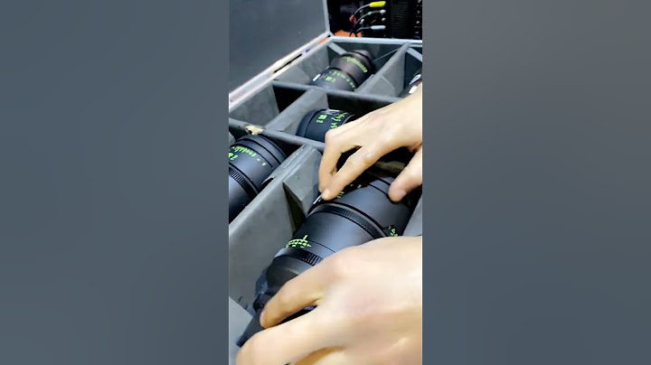 عدسات التصوير السينمائي
