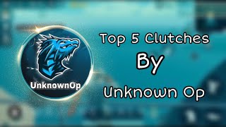 Top 5 Clutches By Unknown Op - Pubg Mobile - SAMSUNG,A3,A5,A6,A7,J2,J5,J7,S5,S6,S7,59,A10,A20 screenshot 5