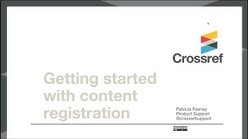 Getting started with Content Registration