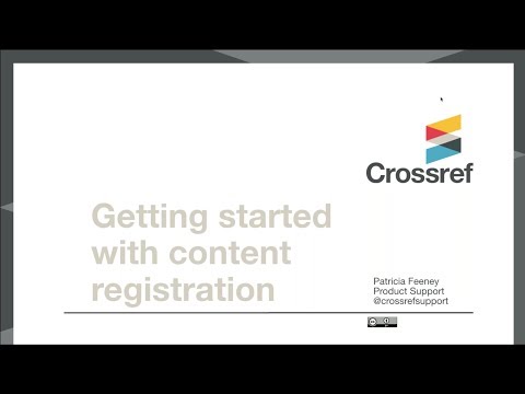 Getting started with Content Registration