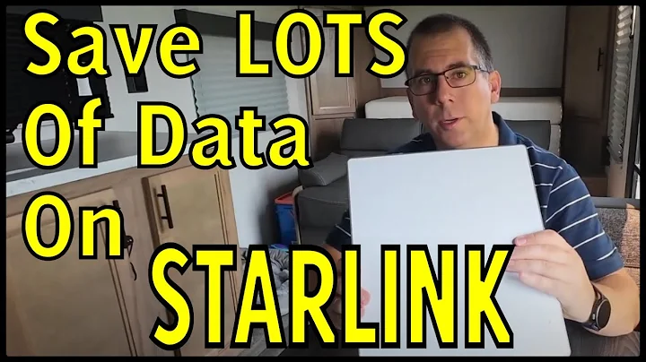 Save LOTS of data on Starlink by changing these settings!