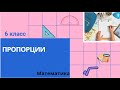 6 класс. Пропорции. Математика