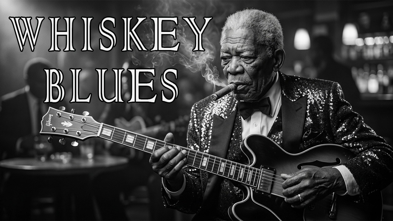 Midnight Whiskey Blues 🌧 Slow Blues Rock Ballads with Deep Male Vocals for Rainy Nights