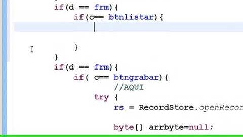 Aplicaciones Moviles JAVA - Sesion6 : RMS, RecordStore, manejo de registros en J2ME