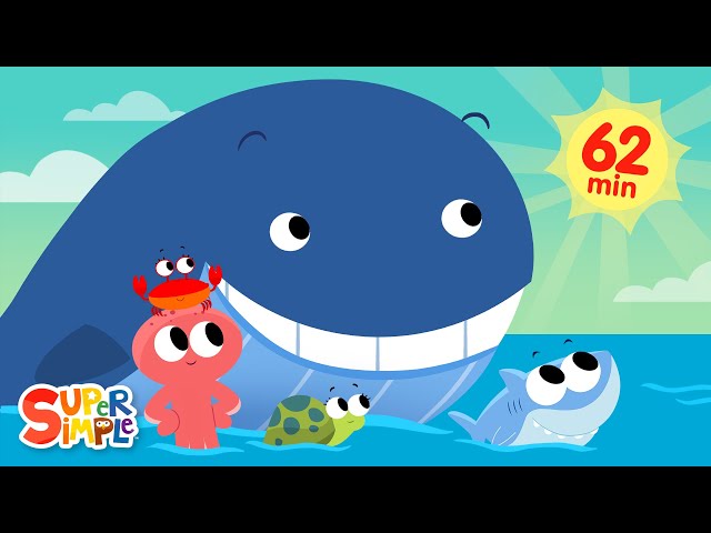 Mr. Golden Sun with Finny The Shark | 1 Hour Under The Sea Compilation | Super Simple Songs class=