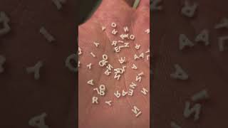 Mini lettere stampate in 3d #lettering #innovation #3d #3dprinting #mylab3d