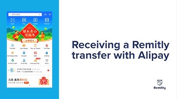 Receiving a Remitly transfer with Alipay