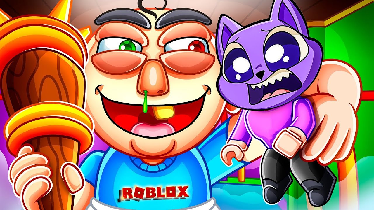 Bebo vill leka på dagis men JAG VÄGRAR (han luktar BAJSBLÖJA) | Roblox På Svenska