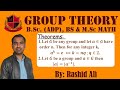 Group Theory, Lec_20, Order of an element and its inverse in a group. B.Sc.(ADP),B.S/M.Sc. Math