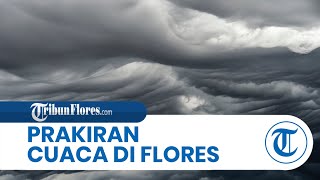 Prakiraan Cuaca di Flores Rabu 07 Mei 2025, Sebagian Wilayah Dilanda Hujan, Maumere Berawan