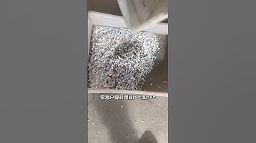 Plastic color sorting machine sorting plastics