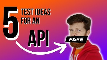 5 most important things to test in your API. Helpful testing ideas.