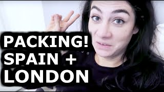 Packing Two Suitcases - Travel Vlog 299 Amsterdam Enterpriseme Tv