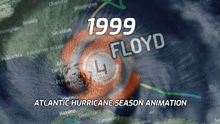 1999 Atlantic Hurricane Season Animation v.3