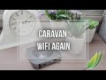 WIFI in the caravan. Again