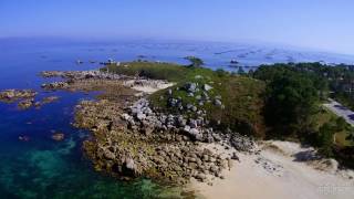 San Vicente Do Mar a vista de dron. Drone View