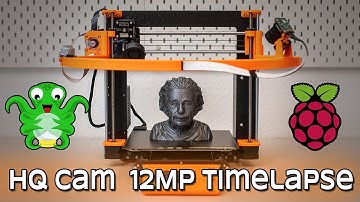 Raspberry HQ Camera Rig for 3D Printing TimeLapse on Full Resolution | Prusa MK3s