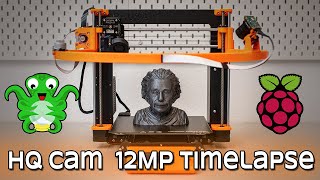 Raspberry HQ Camera Rig for 3D Printing TimeLapse on Full Resolution | Prusa MK3s