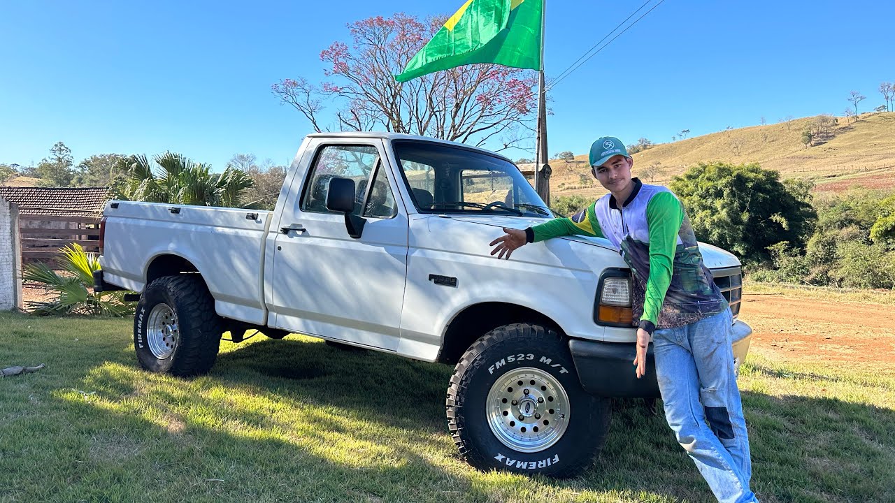 MONTEI AS TÃO ESPERADAS RODAS NA F1000 🇧🇷 pneus 33’ + espaçadores 50mm 
