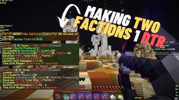 Making TWO Factions ONE DTR!! | Capping End KOTH | FTOP1 | Minecraft HCF