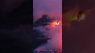 LAVA VERTICAL 68 #volcano #eruption #lava