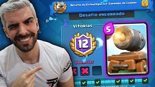 GANHEI O DESAFIO DO CARRINHO DE CANHÃO DO CLASH ROYALE! GANHEI O DESAFIO DO CARRINHO DE CANHÃO DO CLASH ROYALE!
