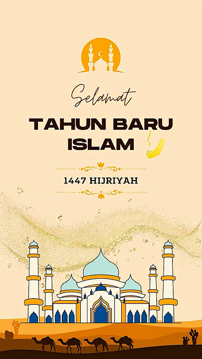 Ucapan Tahun baru Islam 1447 H / 2025 M | Story Status WA Instagram Tiktok #muharram