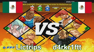 Capcom vs. SNK 2: Mark of the Millennium 2001 - Lictrips vs d4rkr1ftt