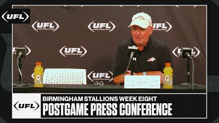 Birmingham Stallions Week 8 postgame press conference | United Football League